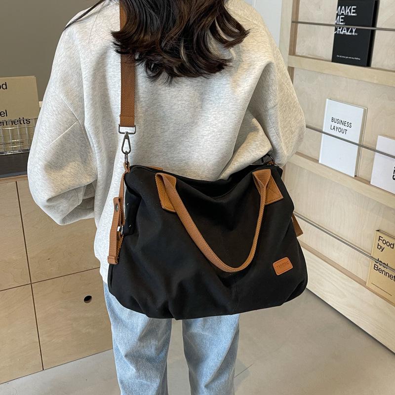 2025 Trendy Ruiying Large Capacity Women's Canvas Crossbody Tote Shoulder Bag