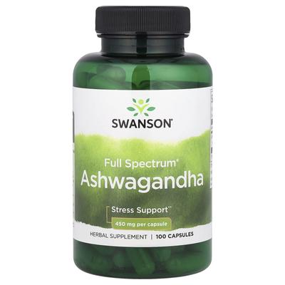 Ashwagandha, 450 Mg, 100 Capsules