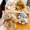 Adorable Plush Rabbit Keychain Doll - Cute Bag Pendant & Student Gift