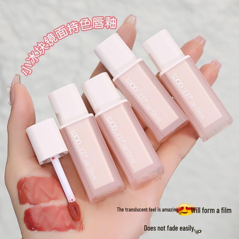 WODWOD Mirror Finish Long-Lasting Sheer Lip Gloss - Low Saturation Whitening Effect