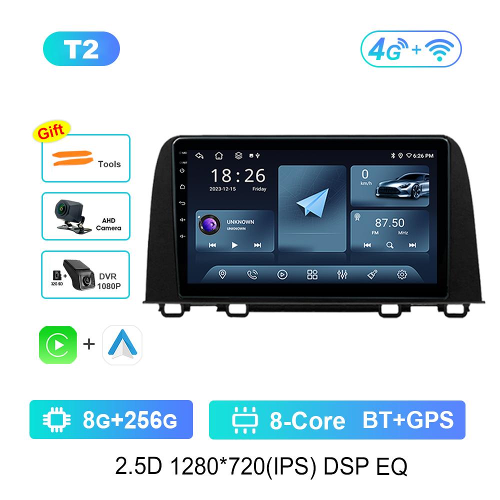 9 '' for Honda CRV CR-V 5 RT RW 2017 - 2019 Car Radio Multimedia Player Android Intelligent System GPS Navi WiFi+4G HD Screen