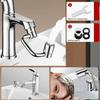 1/2Pcs 1080 Degree Rotating Faucet Extender Universal Faucet 4-Layer Filtration Protection Bathroom Sink Sprayer Attachment