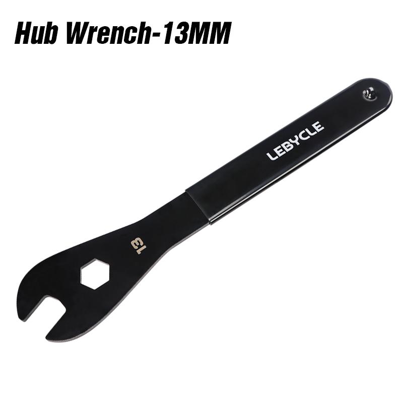 LEBYCLE MTB Bicycle Hub Cone Wrench 13 14 15 16 17 18 19 20mm Open Hub Wrench Road Bike Wheel Pedal Repair Tool 13MM