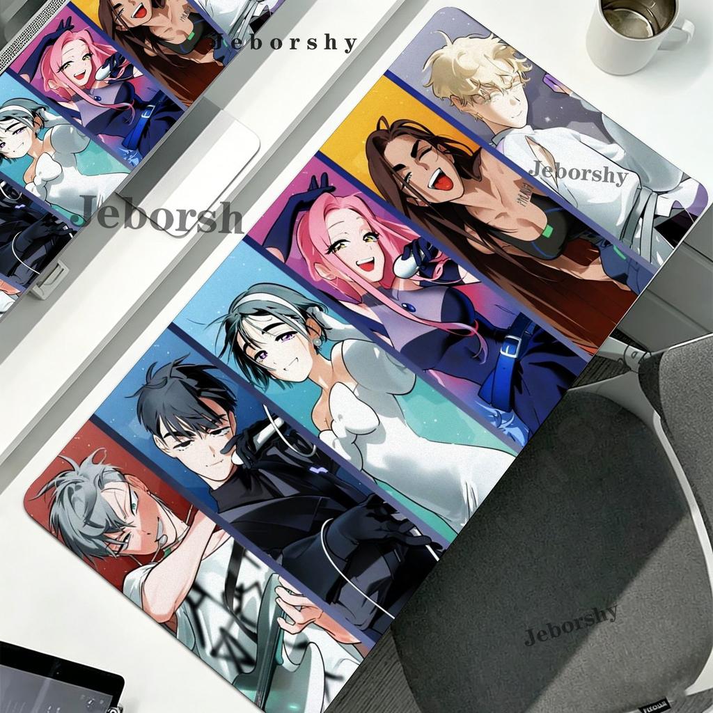 Mouse Pad Anime Gaming Mousepad AAliens Stage Mizi Till Ivan Sua Luka Hyuna Mousepad Xl Keyboard Pad NonSlip Computer Desk Mat