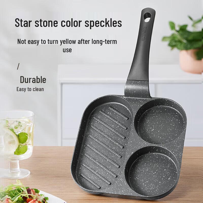 SUPOR 3-Hole Non-stick Egg Frying Pan