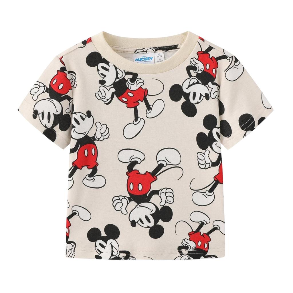 Disney Set Pijama Scurtă cu Imprimeu Complet Baby Mickey Mouse