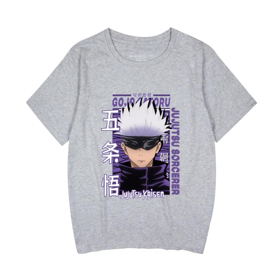 NEW Arrival Women/Men's Casual Jujutsu Kaisen Anime Printed Short Sleeve T-shirt Funny Tee Shirts O-neck Cool Tops