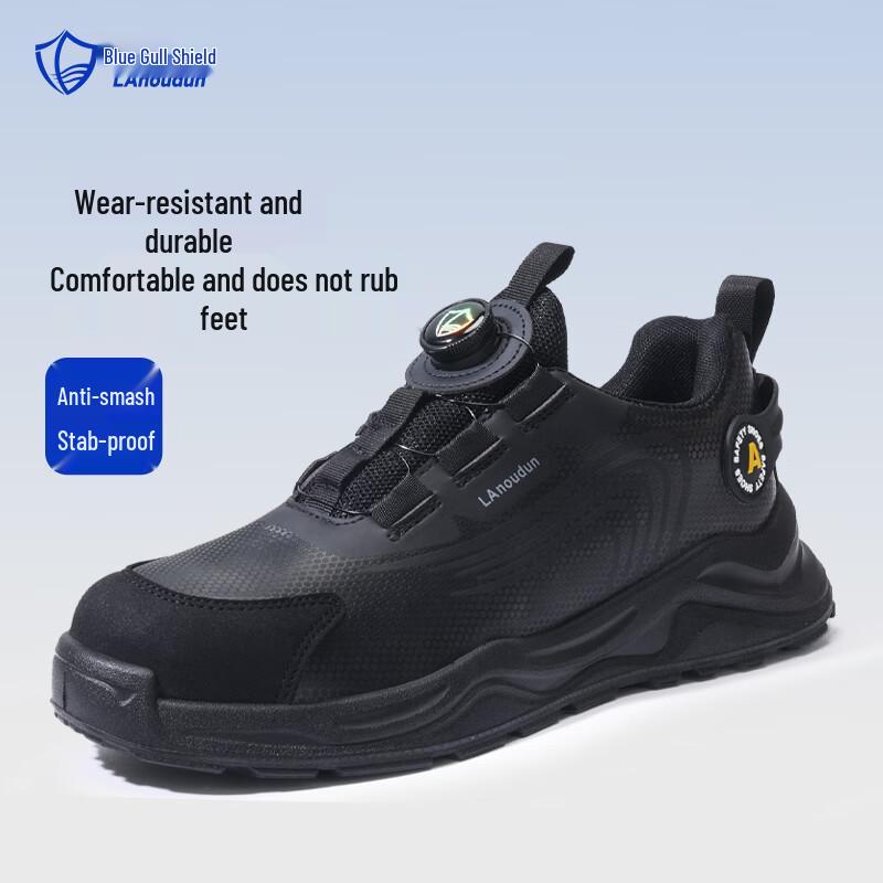 Lan oudun Men s Steel Toe Anti-Puncture Safety Work Shoes 39