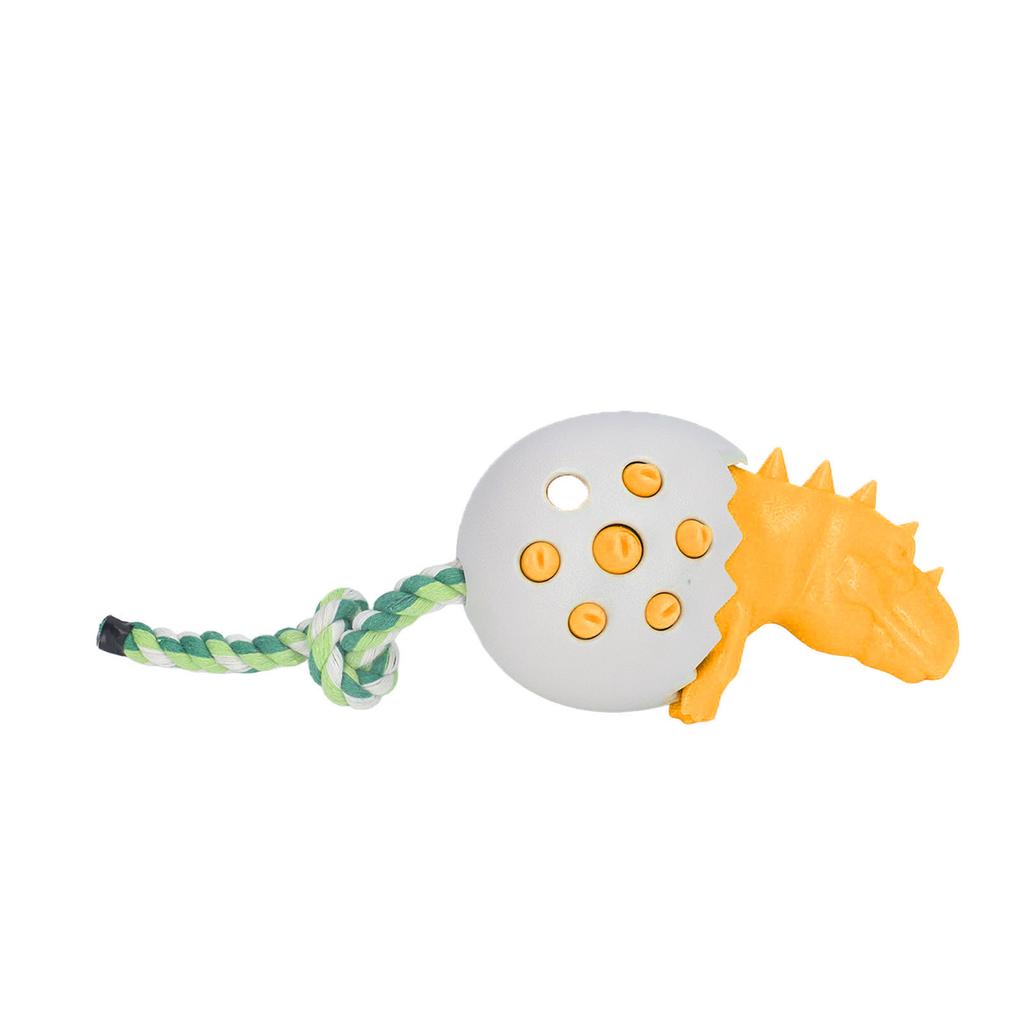 Dinosaur Egg Dog Chew Toys Bite Resistance Dog Toothbrush Chew Toys for Dog Dental Care
