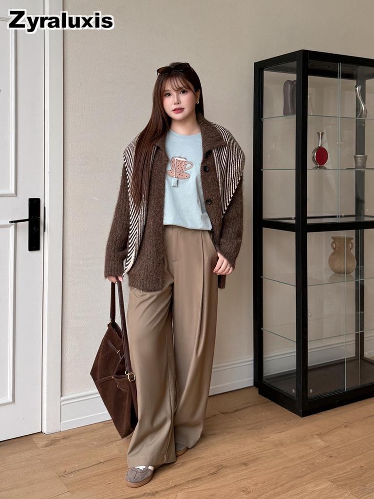 Oversized Knit Sweater for Women Chunky Cable Knit Poncho Coat