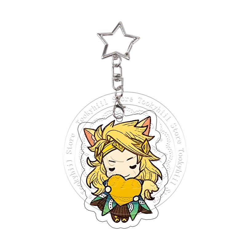 Witch Hat Atelier Acrylic Keychain Orugio Coco Tetia Anime Cartoon Characters Bag Decoraccessories Pendant Keyring Birthday Gift