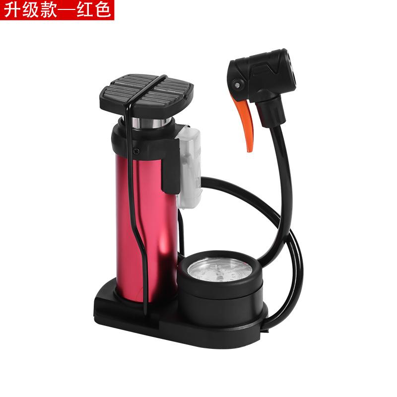 Portable Bicycle Inflator Pump 140 PSI Mini Multifunctional Aluminum Alloy Valve Head Foot Pump motorcycle Bicycle Accessories