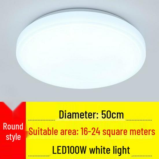 Modern Minimalist Round Ceiling Light: Ideal for Bedrooms, Aisles, Living Rooms, Balconies, Kitchens, and Bathrooms