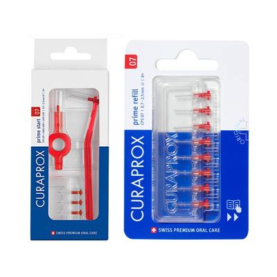 Craprox Interdental Brush CS Prime Start CPS07 8 Refills Set (red) +