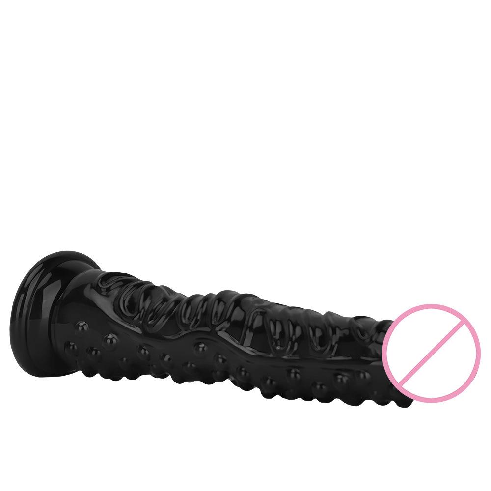 Extra Large Thick and Long Black Giant Simulation Dildo Stallio Anti Anal Blockage Fist Sex