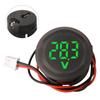 Green 12mA LED Voltmeter LED Voltmeter Diameter 30mm Small Size Compact Structure Easy To Install LED Voltmeter
