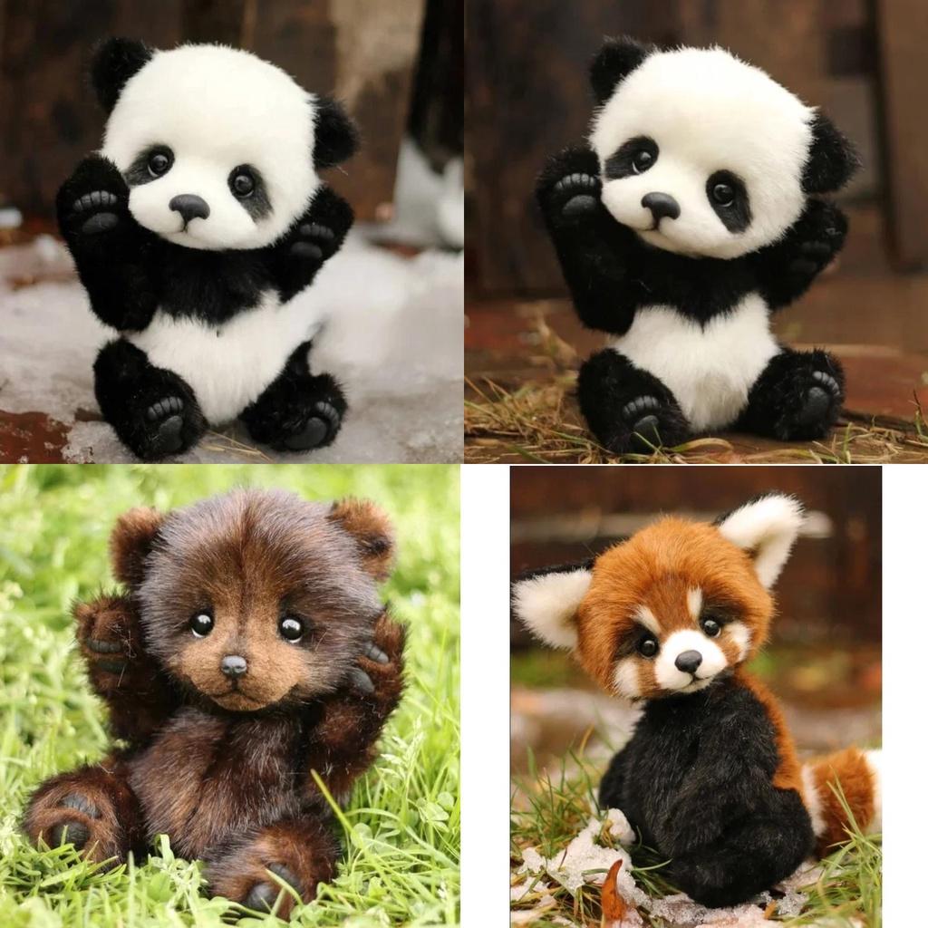 Cute Handmade Plush Baby Bears Perfect Addition To Halloween Decorations