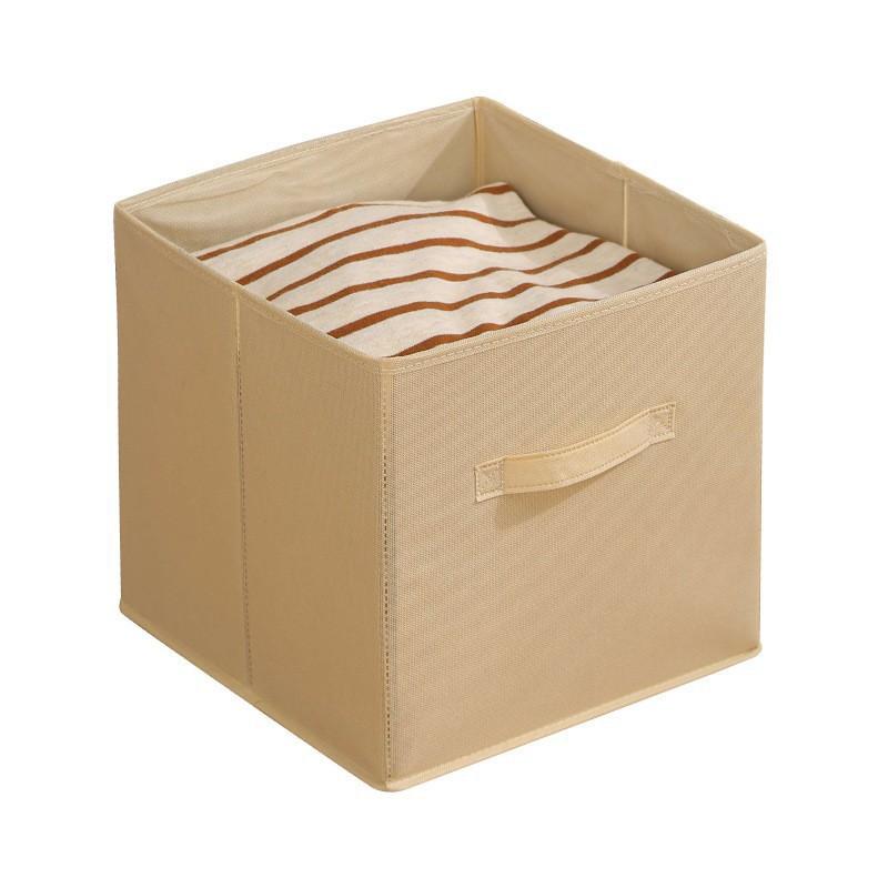 Foldable Nonwoven Storage Box Large Square Open Top Organizer Clothes Toys Closet Shelf