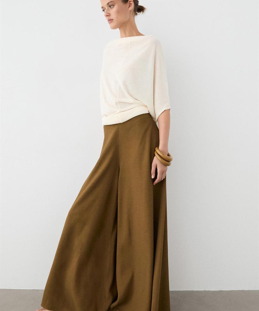 Masimodutti Fluid Wide Leg Pants