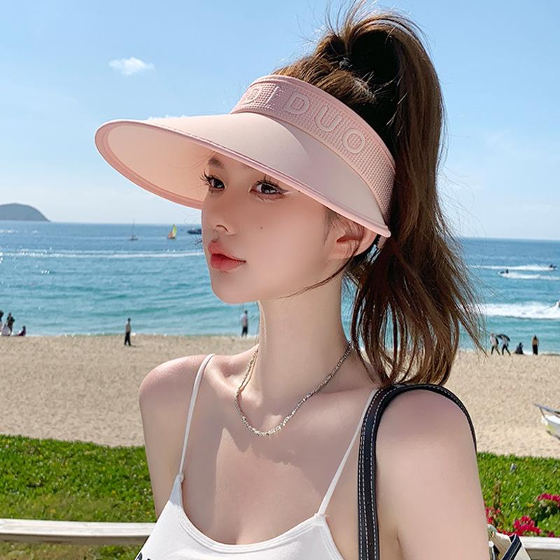 8507 summer UV protection sun hat fashion large brim sun protection sun hat outdoor sports empty top hat children