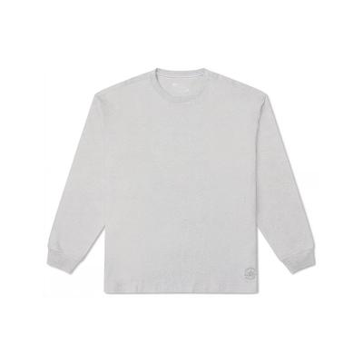 Gold Standard Embroidered Logo Long Sleeves T-Shirt Asia Sizing 'Grey' Men's 10026898-A02