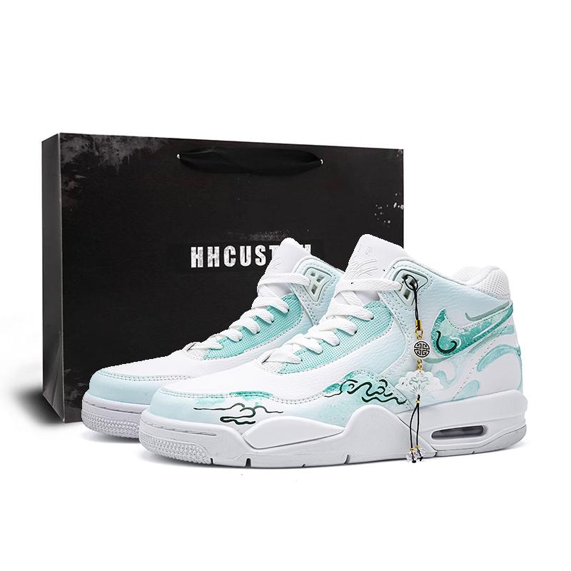 

Nike Flight Legacy Cloud Wisdom Synthetic Leather Slip Resistant Cushioning Abrasion Resistant BQ4212-101(Team1727-) 42