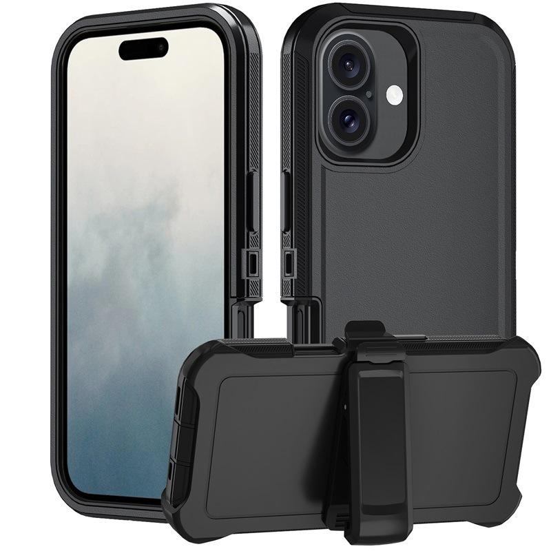 Shockproof Hybrid Case for iPhone 17/17 Air/17 Pro/17 Pro Max - Rotatable Kickstand & MagSafe | Anti-Slip TPU+PC Protection