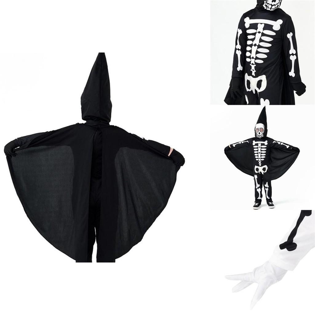 Halloween Costume For Kids Unique Skull Cosplay Outfit For Parties And Performances