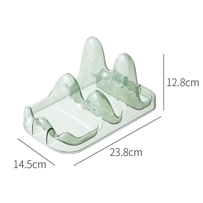 Double-Layer Kitchen Pot Lid & Utensil Rack