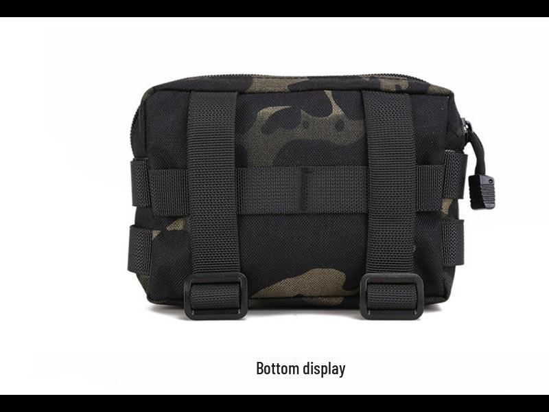 Camouflage-schwarze Outdoor-Pendlertasche – EDC-Werkzeug und Notfallvorräte für Militärfans