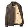 Lambswool Suede Faux Leather Jacket - Trendy Loose-Fit Autumn/Winter Retro Casual Outerwear