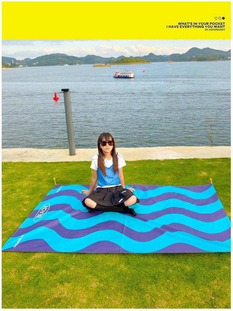 Portable Waterproof Ultralight Camping & Beach Mat - Moisture-Proof and Foldable