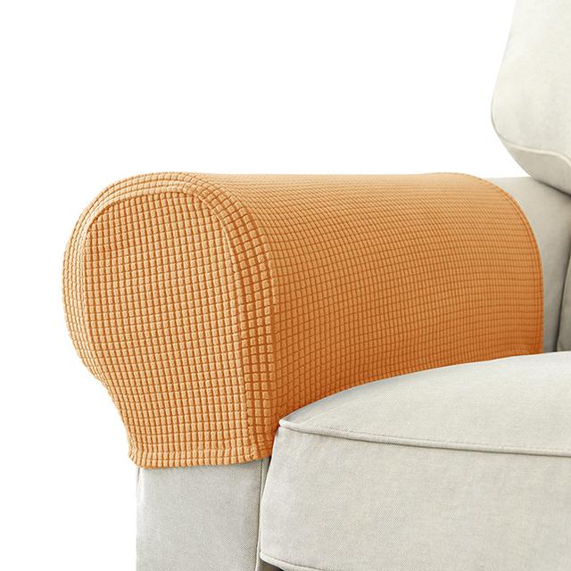 

Чехлы на подлокотники дивана, растягивающийся комплект, подушка для сиденья дивана, защита рук, чехлы на кресла, однотонный съемный чехол для дивана