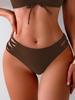 Women’s Mid-Waist Bikini Briefs - European & American Style