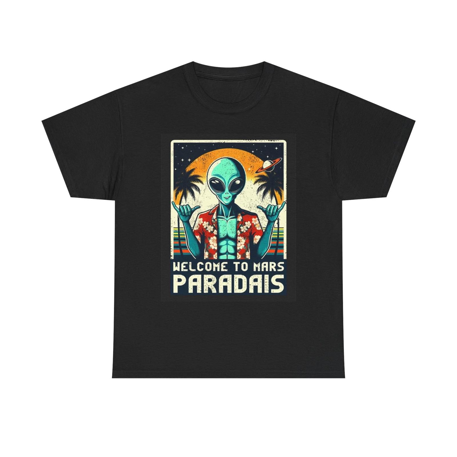 Men s and Women s T-shirts Welcome To Mars Graphic XS