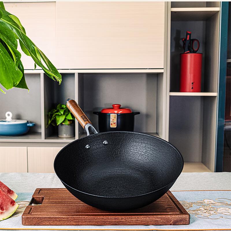 Zhang Xiaoquan Traditional Flat Bottom Cast Iron Pot