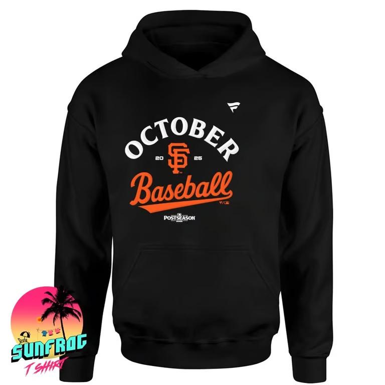 Футболка унисекс для раздевалки San Francisco Giants, сезон MLB 2025 L