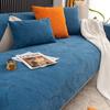 Chenille Fabric Sofa Cover Cat Pets Kids Couch Mat Solid Color Sectional Sofa Slipcovers Non Slip Washable Sofa Mat Living Room
