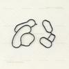 For 2006-2012 BMW 1/3/5/6/7/X3/X5/X6/Z4 Series Oil Cooler Filter Housing Gasket Seal 11427508970 11427508971