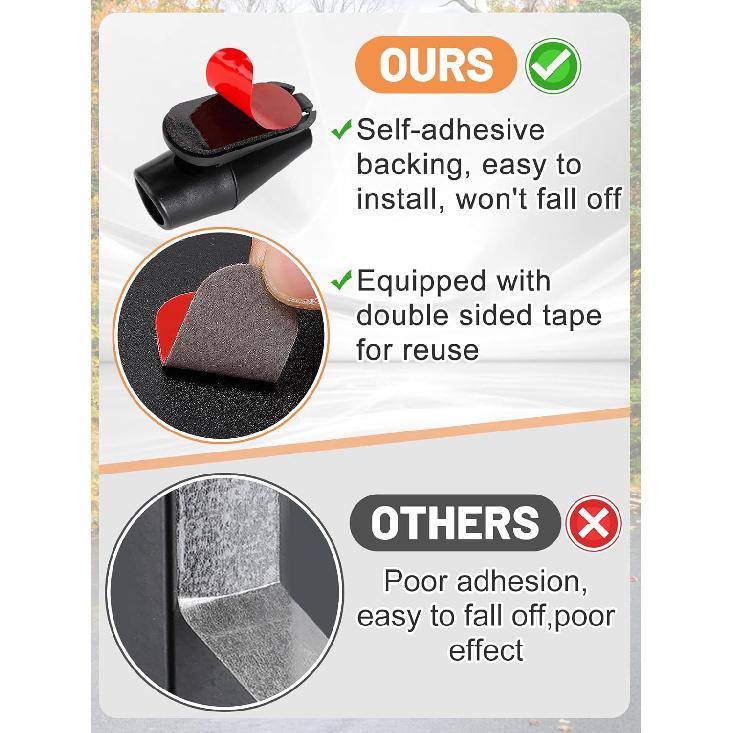 4PCS Wind & Ultrasonic Deer Safe Whistles For Vehicles - Deer Horn With Self-Adhesive Tape, Automotive Safety Kits For Car Avoid Collisions