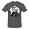 Piece Ninja Warrior Novelty  Cotton TShirt Samurai Cat Tees Tops For Unisex