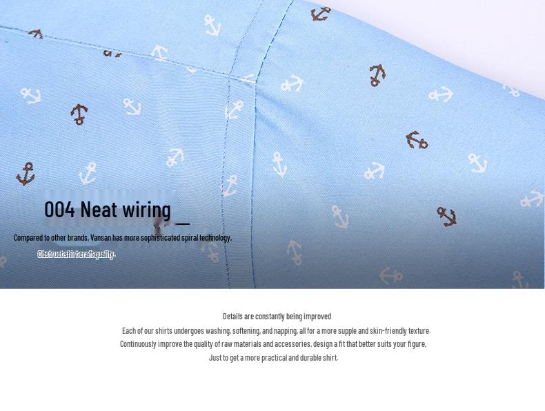 Camisa Masculina de Manga Longa com Gola Turn-Down, Estampa Xadrez Floral, Corte Slim.