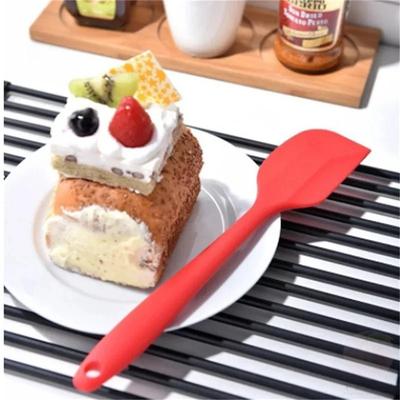 1 PZ Cucchiaio Piccolo in Silicone con Manico Integrato Resistente al Calorecolor Raschietto in Silicone Spatola per Crema per Torta Coltello Strumento da Cucina per Pasticceria