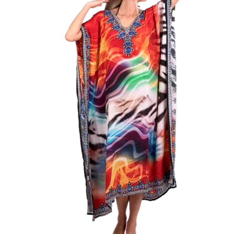 EDOLYNSA Cotton Long Beach Dress Beach Coverups for Women Pareo De Plage Swimsuit Cover Up Beach