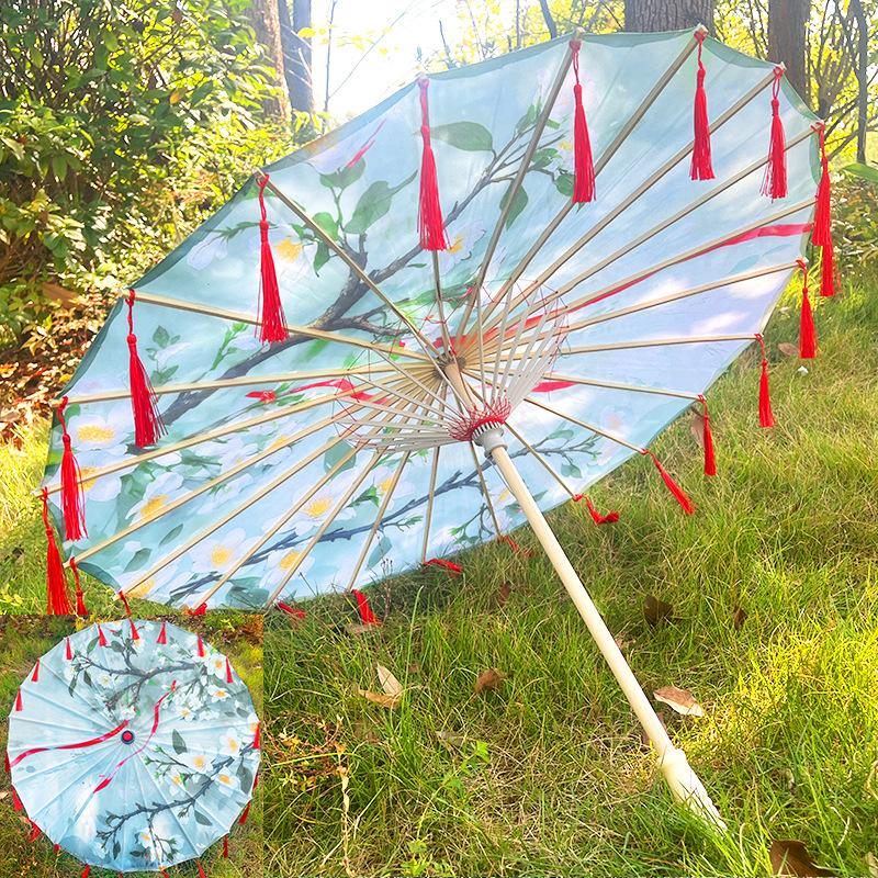 Parapluie en Papier Huilé Style Antique Chinois 82cm Parapluie Décoratif Multicolore pour Enfants Parapluie pour Costumes Photographie