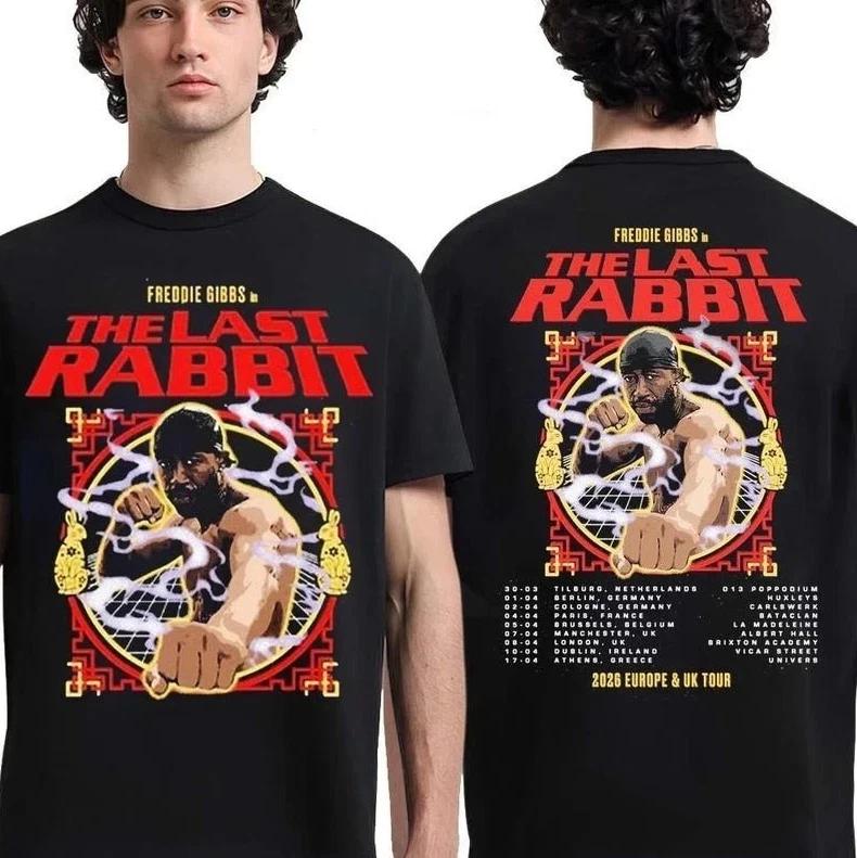 

Freddie Gibbs The Last Rabbit 2026 Europe And UK Tour Schedule 2 Sides Shirt XL
