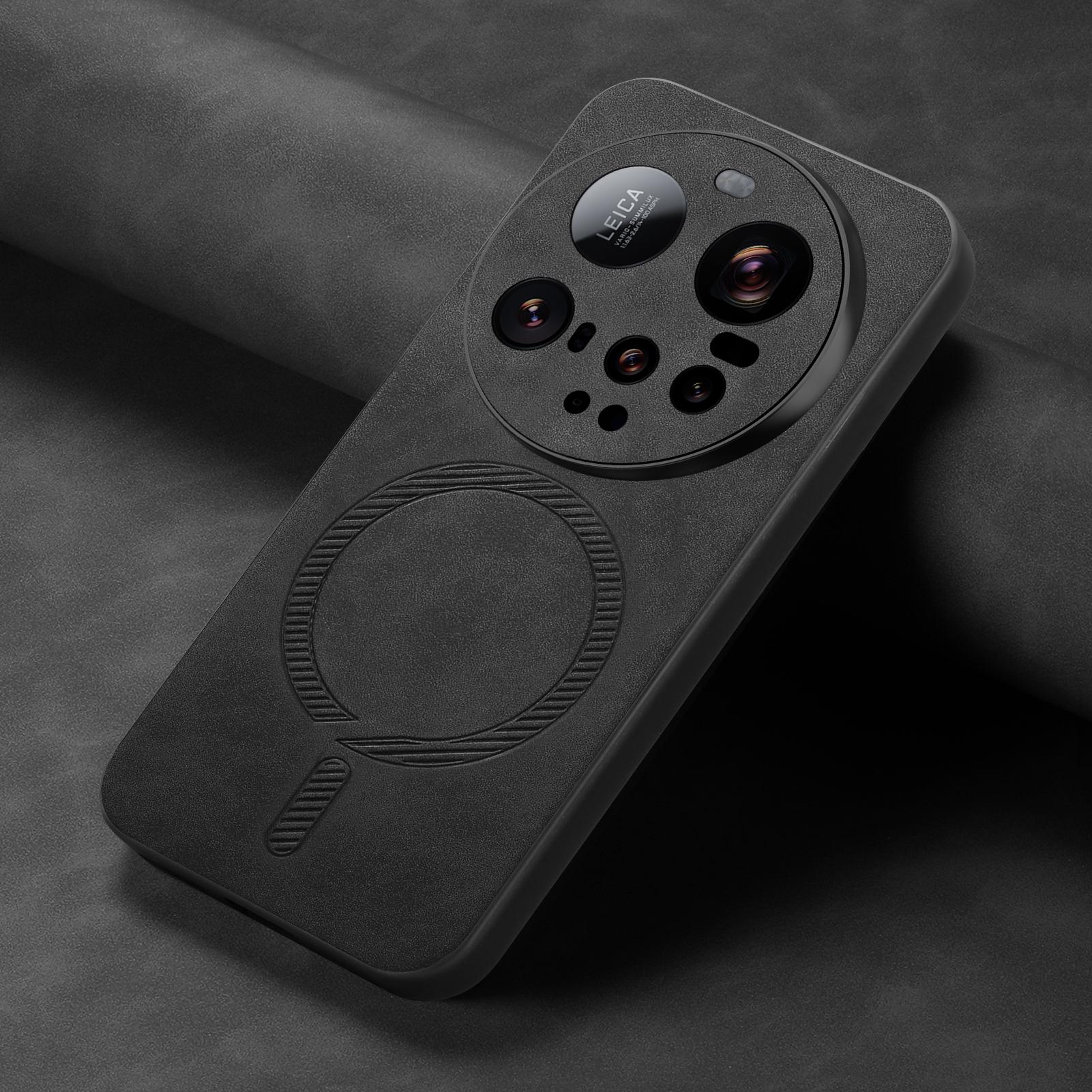 

Для Xiaomi 15 Ultra Luxury Leather для Magsafe Magnetic Wireless Charger Phone Case для Xiaomi Mi 15 Ultra 14T 15 Pro POCO X7Pro Shockproof Bumper for xiaomi 15 ultra чёрный