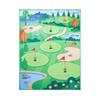 Kids Golf Set with Thickened 3MM Golf Game Mat Erasable Scoreboard Club Sticky Balls Outdoor Indoor 