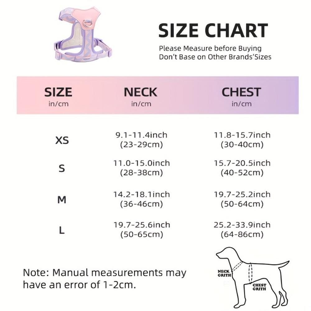 1 PZ Pettorina per cani alla moda con fodera in rete - un collare per cani traspirante e confortevole, superficie testurizzata, lavabile solo in lavatrice, pettorina per cani