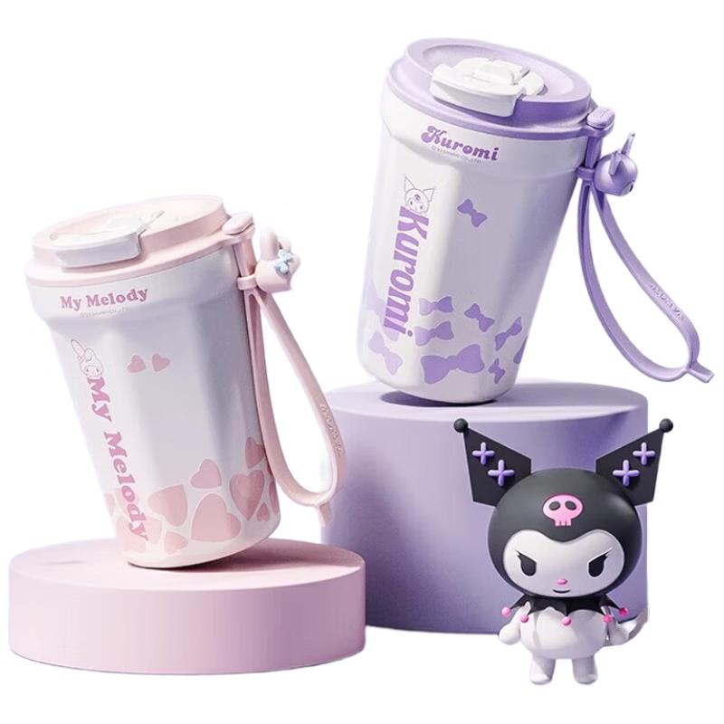 Vanow Sanrio Kuromi My Melody Portable Ceramic Insulated Mug